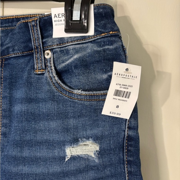 Aeropostale Blue Women's Jeggings - Picture 2 of 4